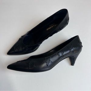 Saint Laurent Black Star Heels